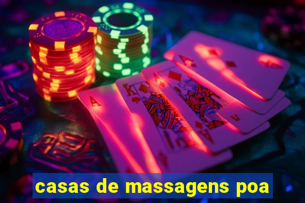 casas de massagens poa