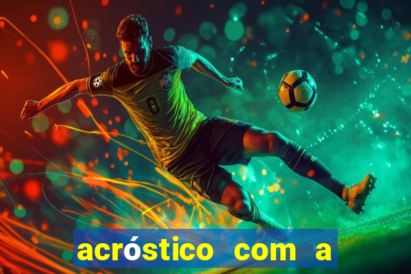 acróstico com a palavra futebol