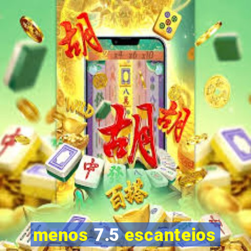 menos 7.5 escanteios