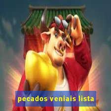 pecados veniais lista