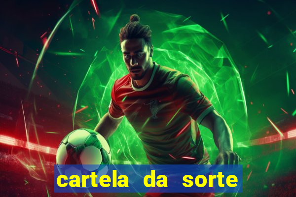 cartela da sorte time de futebol que mais saem