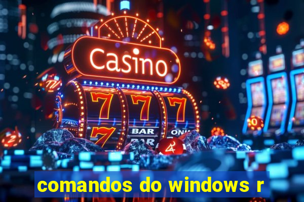 comandos do windows r