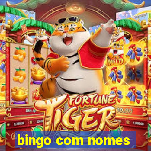 bingo com nomes