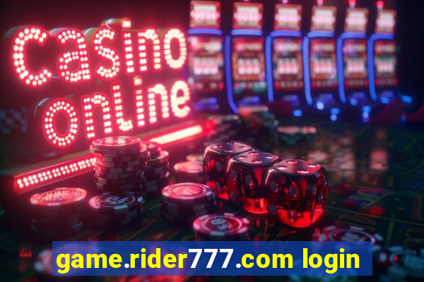 game.rider777.com login