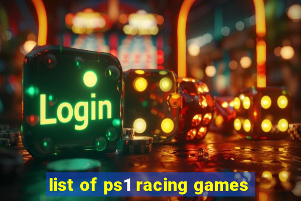 list of ps1 racing games