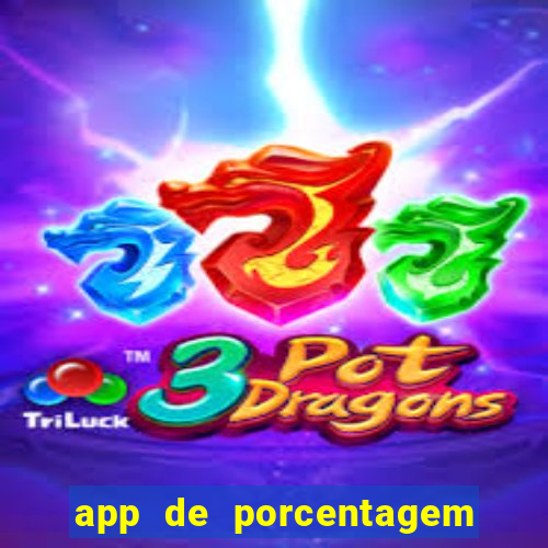 app de porcentagem de jogos slots