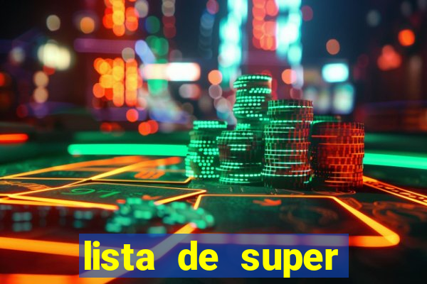 lista de super herois de a a z