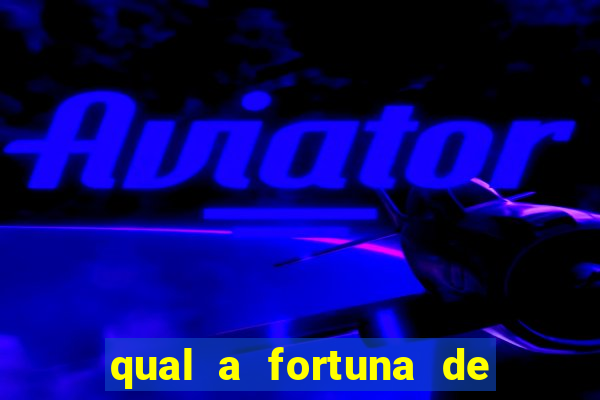 qual a fortuna de tony ramos