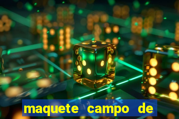 maquete campo de futebol (isopor)