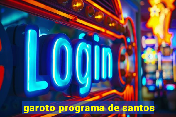 garoto programa de santos